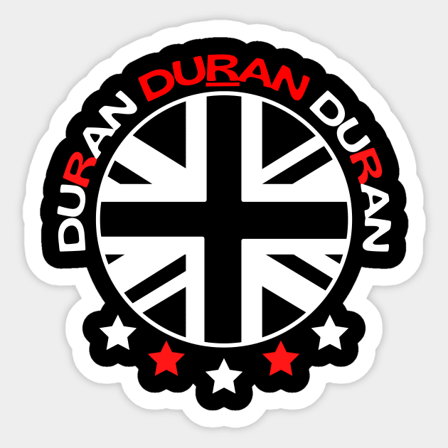 Duran Duran flag Sticker by Animals Project